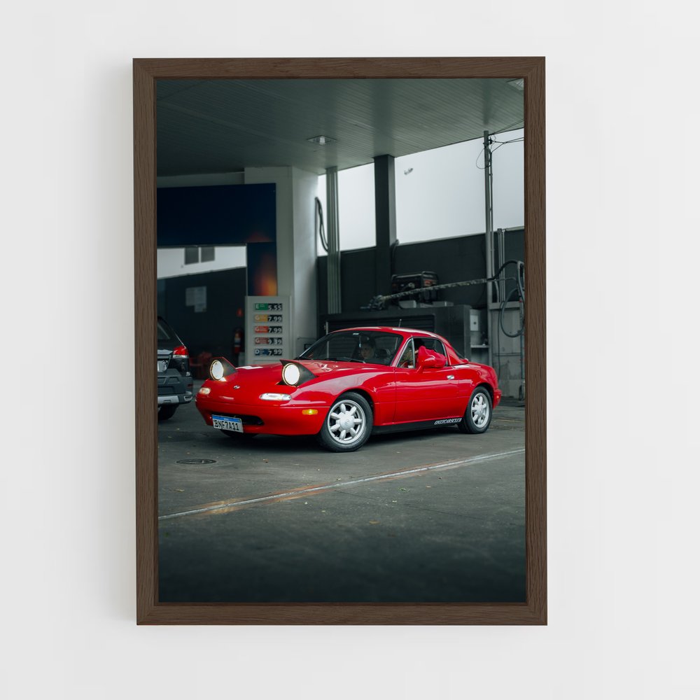 Poster Rouge passion ouvertes – affiche Mazda (vue 5)